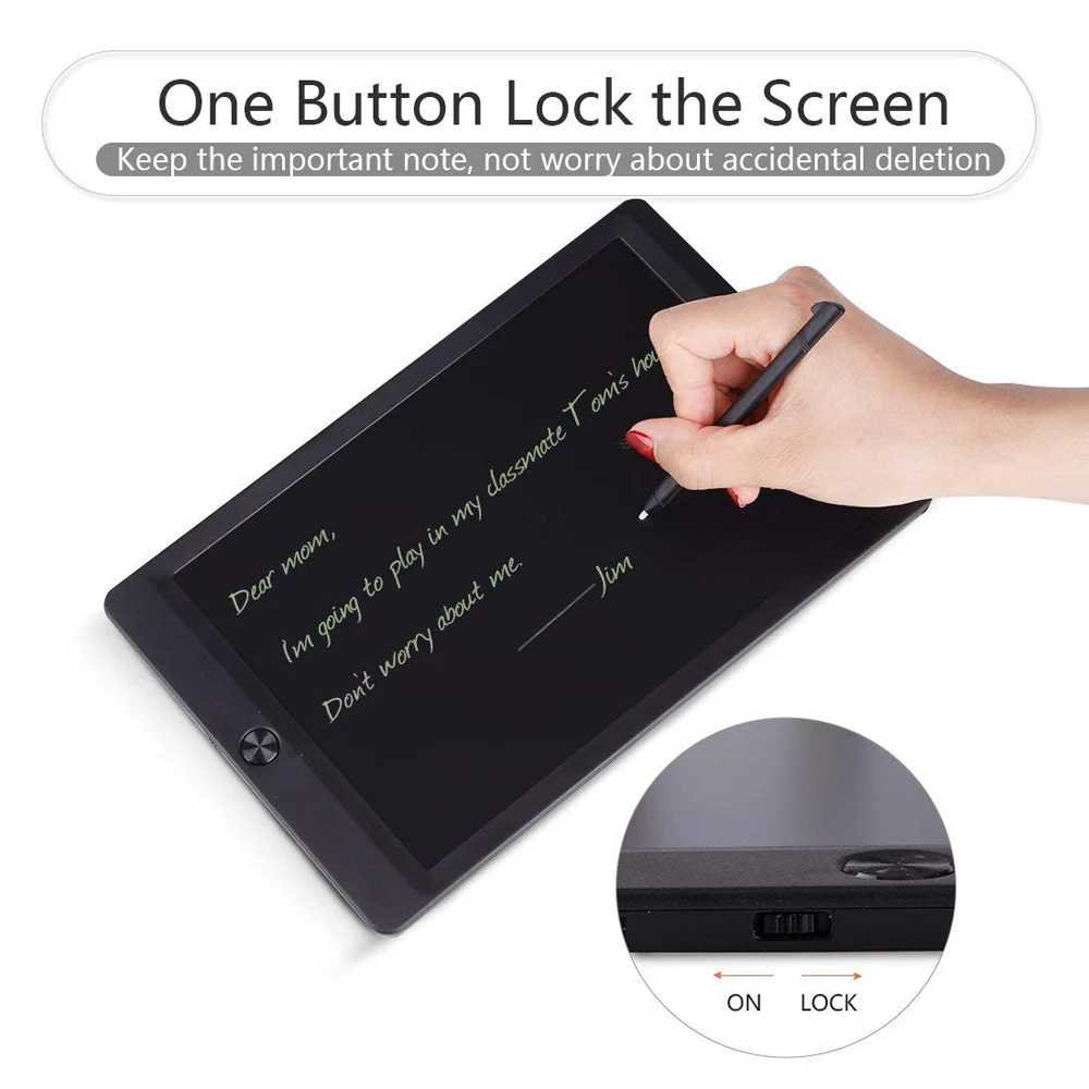 10&quot LCD Writing Tablet Ultra-thin Board Drawing Toy Digital Thick Handwriting Pads Portable | Компьютеры и офис
