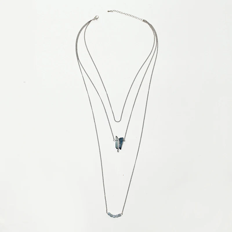 2016 для женщин с серебряным покрытием 3 Файер Ожерелья &amp Подвески множеством