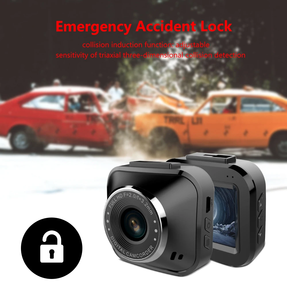 Dash Cam 1080 P Full HD мини автомобиль DVR рекордер WiFi резервная камера для автомобилей