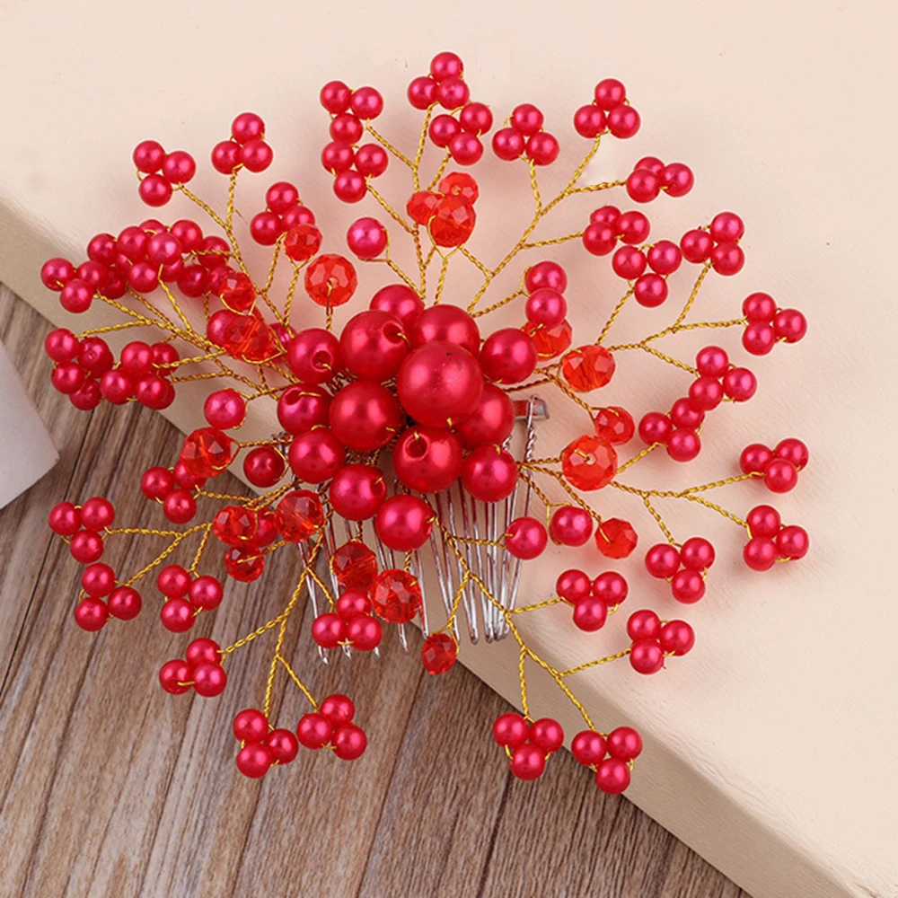 AINAMEISI элегантные свадебные гребни для невесты ручной работы хрустальные бусины