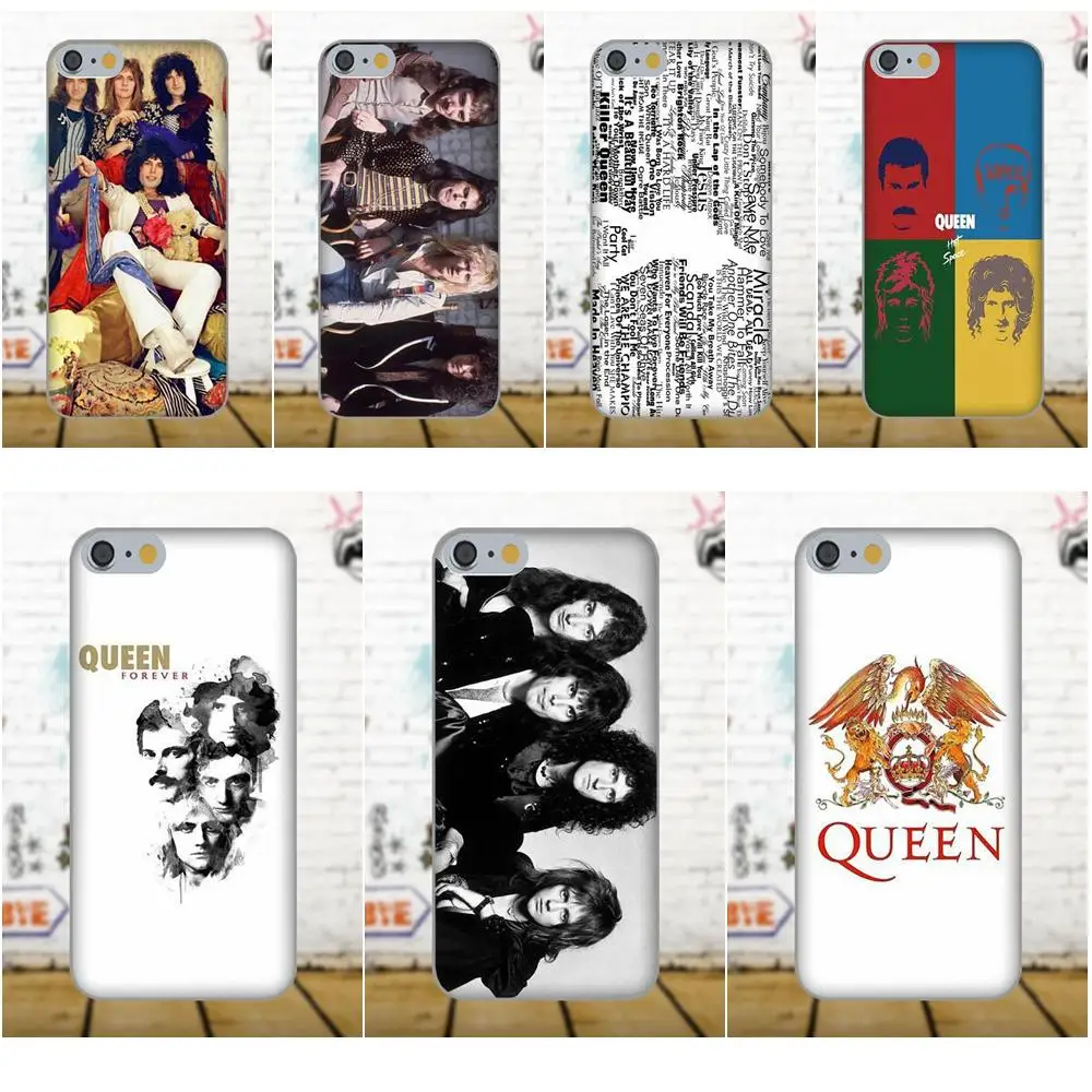 Мягкие ТПУ чехлы для сотовых телефонов Queen Band Apple iPhone X 4 4S 5 5C 5S SE 6 6S 7 8 Plus For LG G3 G4 G5 G6 K4