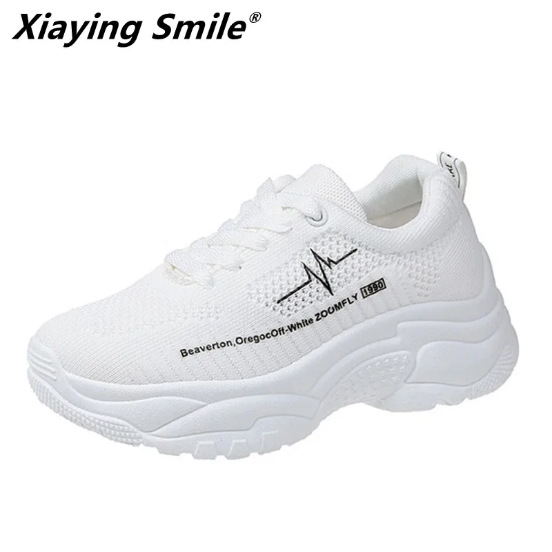 Xiaying Smile NEW arrival Running Shoes Female Sports Shoes lace up light weight women shoe popular athletic shoes