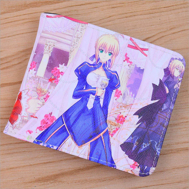 Fate Stay Night Черный Дворецкий аниме короткий кошелек Себастиан микаелис и Ciel Phantomhive двойные зажим для денег - Цвет: Fate Stay Night