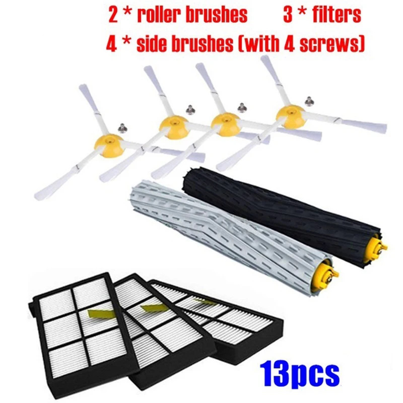 13 шт./компл. фильтры щетки для уборочной машины Сменные аксессуары IRobot Roomba 980 990 900