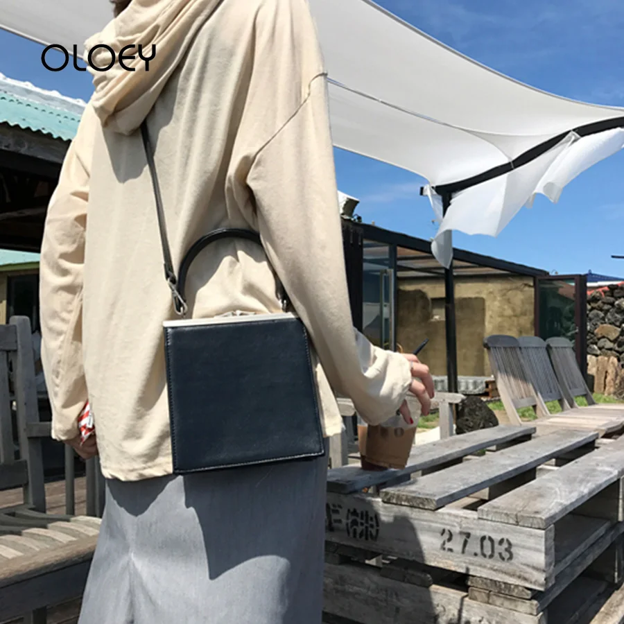 

Vintage Women Clip Bag Ins Messenger Bags Fashion Pu Leather Purse And Handbag Small Flap Bag Female Clutch Purse Bolsa Feminina