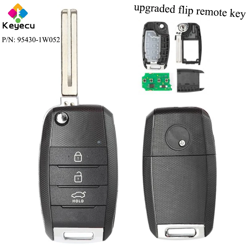 Пульт дистанционного управления для KIA Rio 433 2011 P/N: 95430 1W052 2014 мгц|Ключ от авто| |