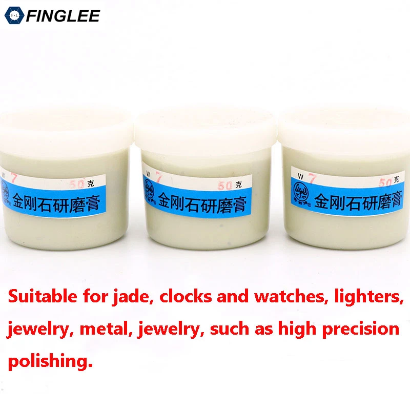 FINGLEE 50 г/бутылка Алмазная Полировочная паста состав шприцы 0 5 ~ 40 микрон Стекло