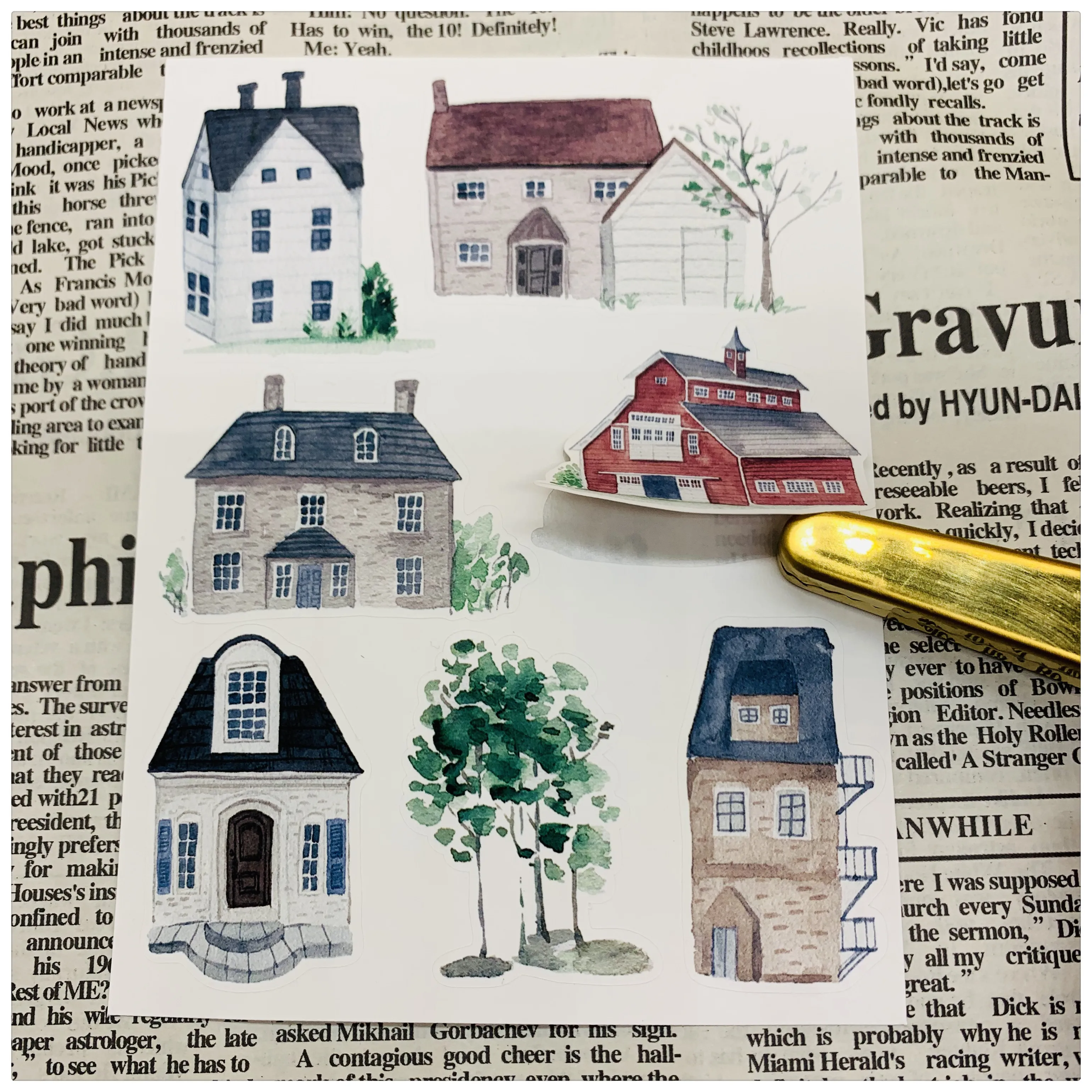 28 небольших стикеров для справочника японские наклейки украшения в виде свежей