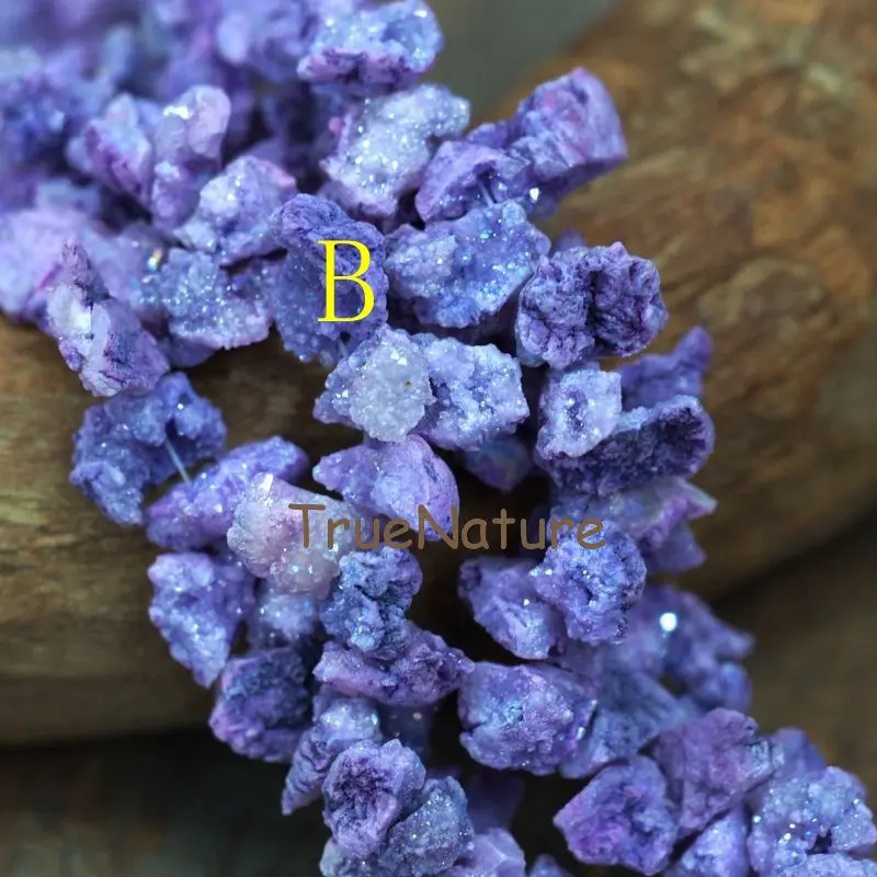 Кулон Agates Druzy бусины свободной формы титановый с камнем для изготовления