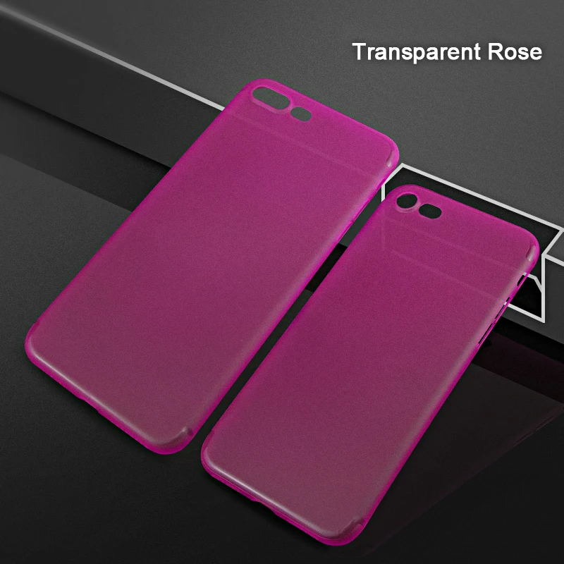 MeowCase Phone Case For iPhone X 7 8 6S 0.3MM Ultra Thin Matte PP Cover Coque Apple 6 6s Plus Capa Translucent |