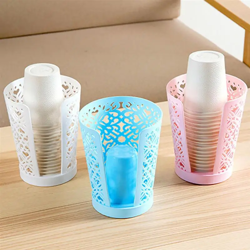 OUNONA диспенсер для стаканчиков воды одноразовый раздатчик бумажных (случайный