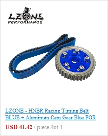LZONE-(одна пара) Регулируемый кулачковый шкив cam Gears Kit для Suzuki Swift GTI G13B(синий, красный, фиолетовый, черный) JR6543
