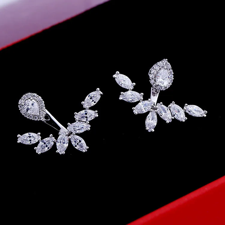 Распродажа серебро 925 пробы европейские Кристаллы из австрийских модных капель