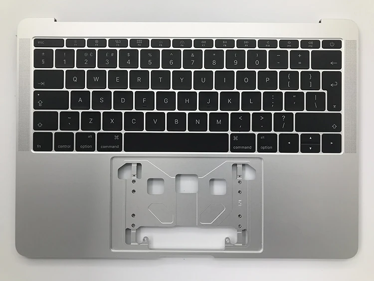Серебряный A1708 Топ чехол макет Великобритании для MacBook Pro retina 1" A1708 Подставка для рук верхний чехол с клавиатурой Замена MLL42 MPXQ2