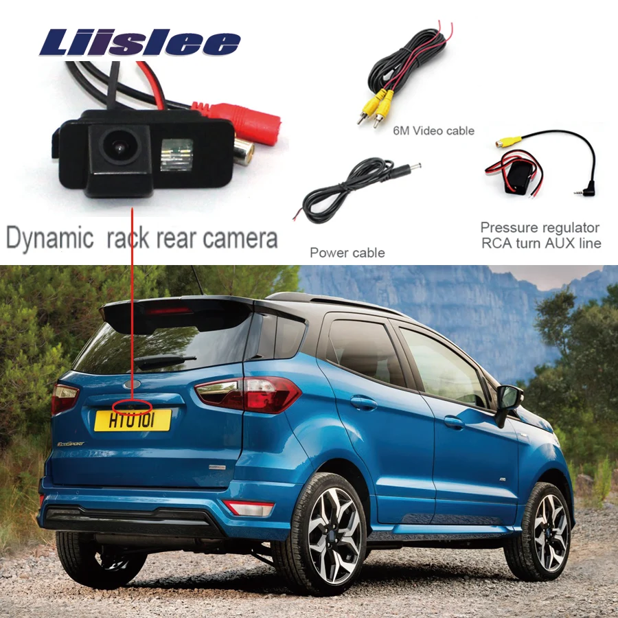 Liislee для Ford EcoSport парковочная камера заднего вида обратная резервная HD CCD ночное