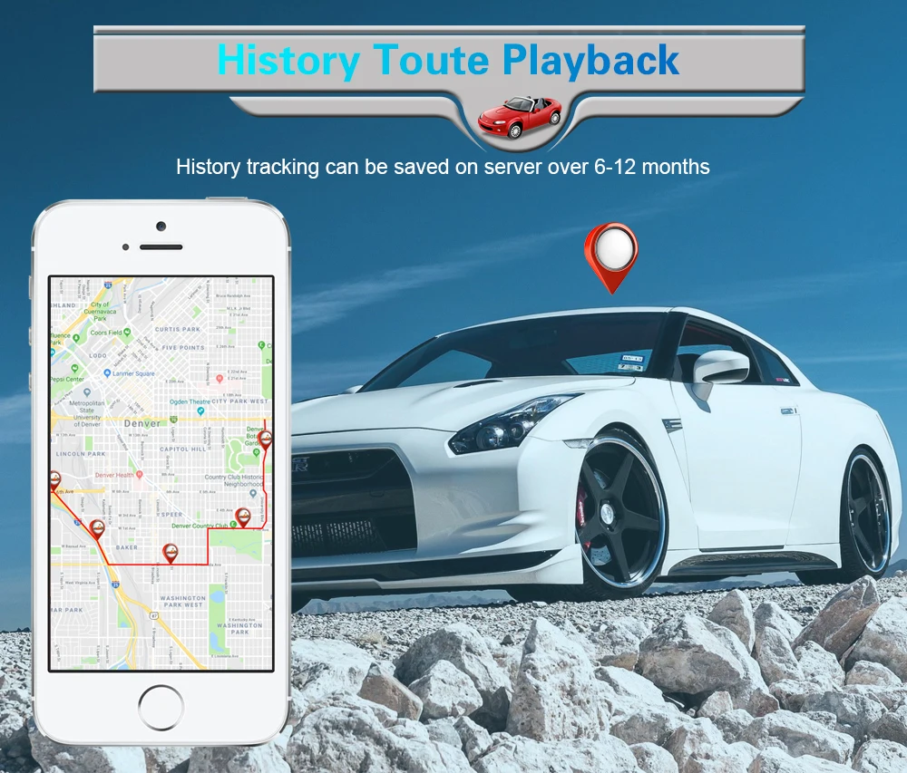 60 шт./лот CCTR800+ CCTR-800 плюс gps трекер локатор для автомобиля Google карта 6000 мАч длительное время ожидания GSM GPRS трекер с коробкой
