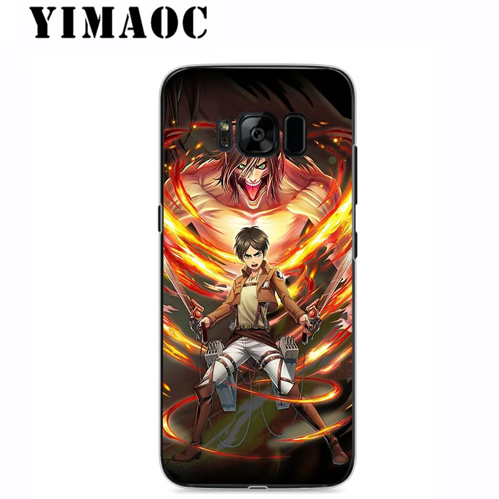 YIMAOC Attack On Titan Soft Silicone Case for Samsung Galaxy A5 A6 Plus A7 A8 A9 2018 J3 J5 J6 J7 2016 2017 EU Version |