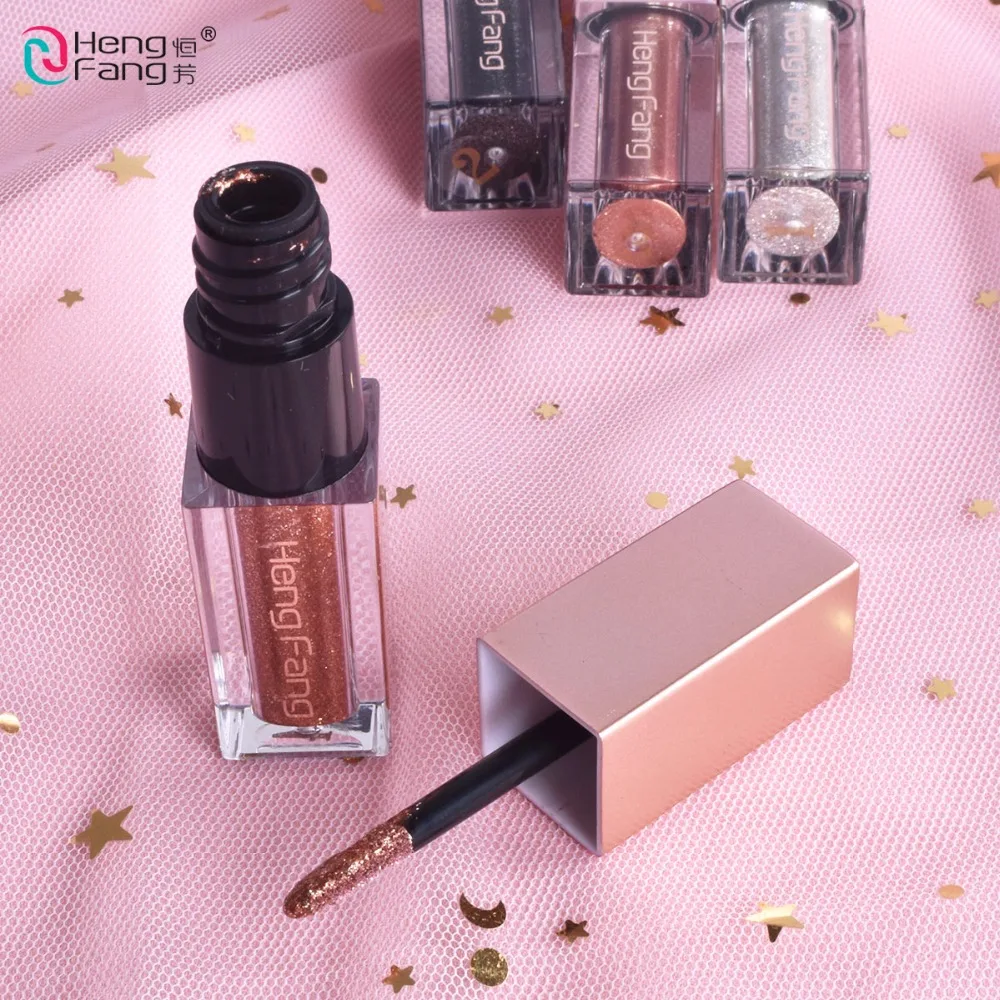 Брендовые алмазные бусины светящиеся жидкие тени для век мерцающие блестящие