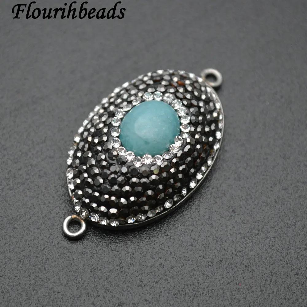 Натуральный Синий Амазонит кабошон овальной формы и ромбовидная форма