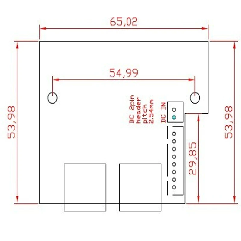 OEM       10/100 / 2  ethernet  lan      pcb 2 rj45 1 * 8pin