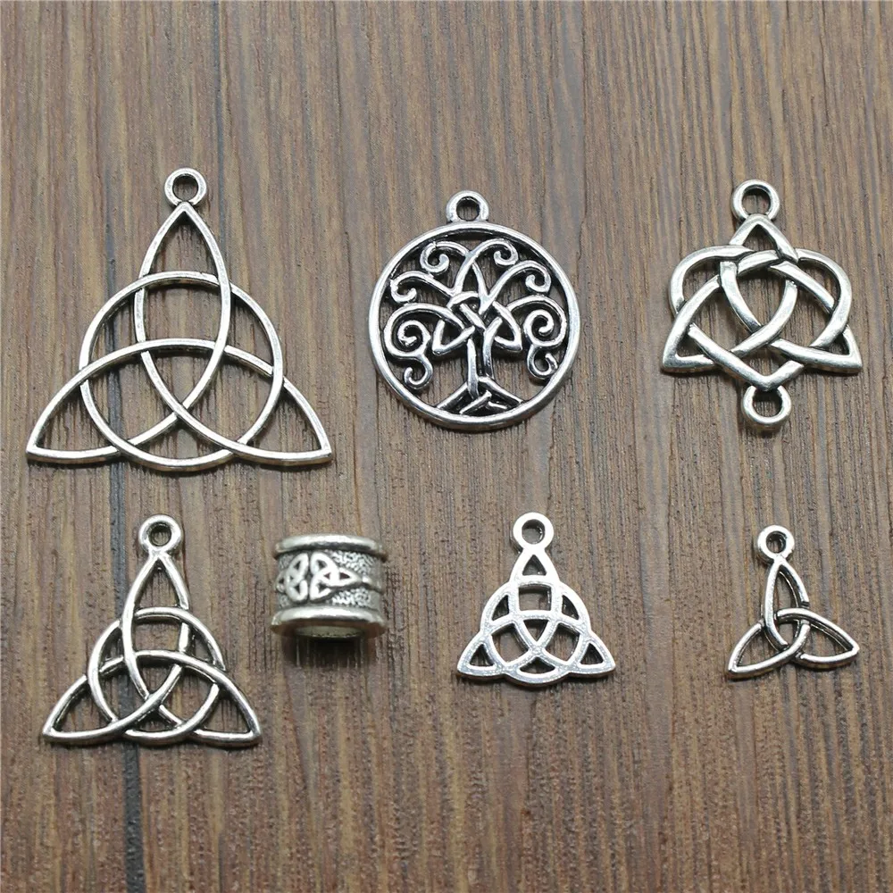 20 шт. / Лот подвески с символом Triquetra изготовление ювелирных изделий для