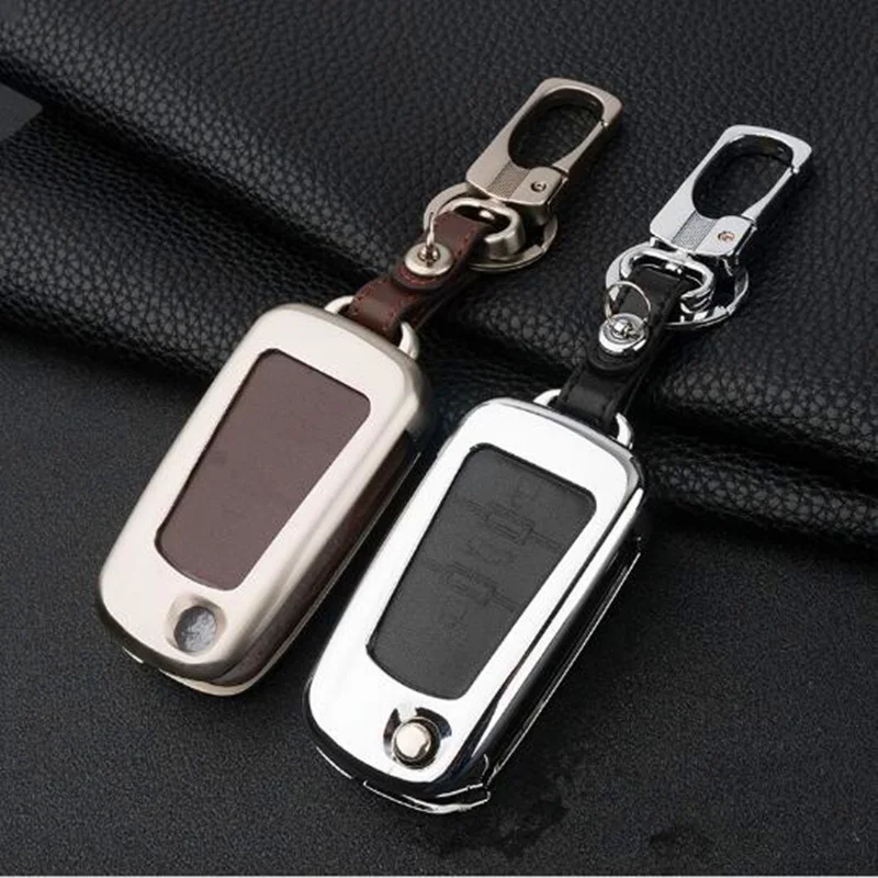 Чехол для автомобильного ключа SeiYio Mental & Leather простой стиль чехол MG5 MG7 MG GT GS Roewe 350 360