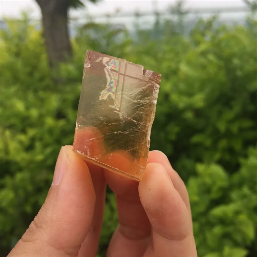 Hot Sale 100% Natural dark yellow calcite rough stones and minerals iceland spar reiki meditation healing crystals raw gemstone | Дом и сад