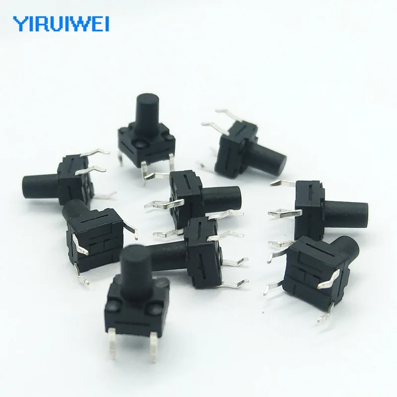 6X6X9mm 4pin водонепроницаемый DIP Тактильные Такт Мини кнопочный переключатель Микро
