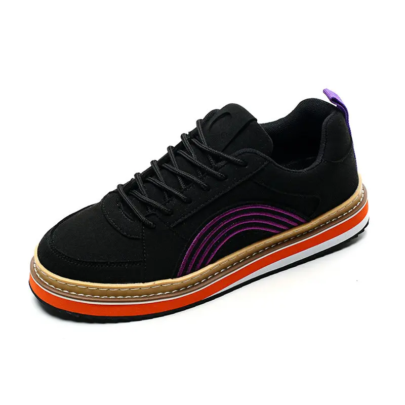 

Outdoor Shoes Men's Breathable Canvas Sneakers Solid Color Outdoor Casual Work Shoes zapatillas hombre casual flats E21-21