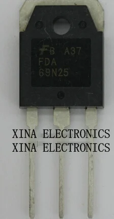 Оригинальный комплект электронной композиции FDA69N25 FDA 69N25 69A/250V TO3P ROHS 10 шт./лот Бесплатная доставка