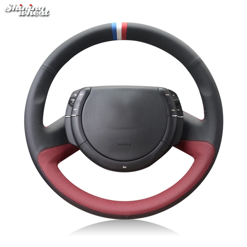 Чехол из натуральной кожи для руля Citroen Triumph Old C4 C четыре|steering wheel cover|wheel coverwheel steering