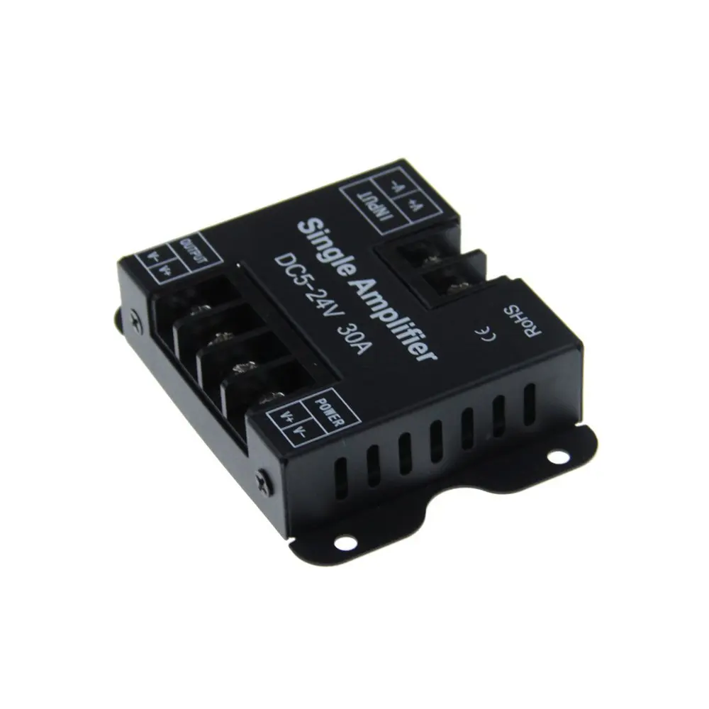Одноцветный светодиодный Усилитель 30 А ретранслятор сигнала передачи данных 1