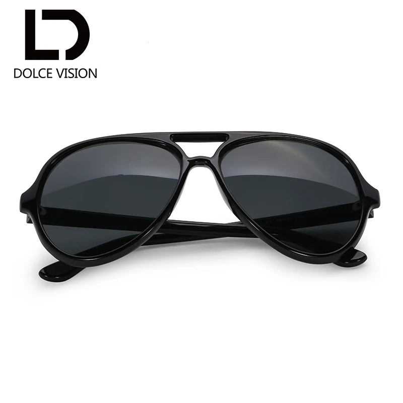 Dolce vision черные солнцезащитные очки-авиаторы Для мужчин брендовые дизайнерские