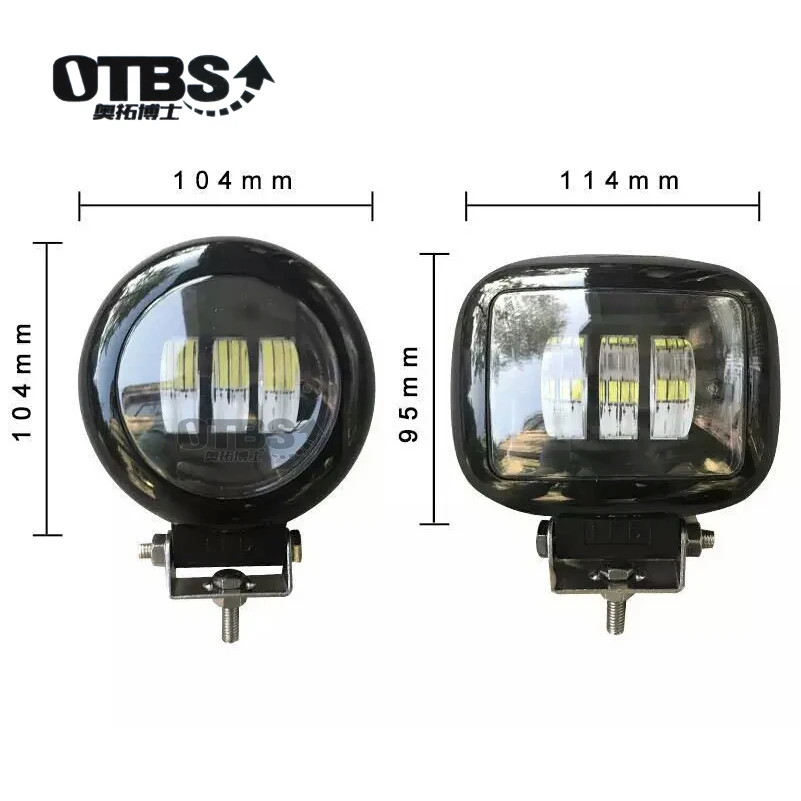 Точечный противотуманный фонасветильник OTBS квадратная Светодиодная лампа для
