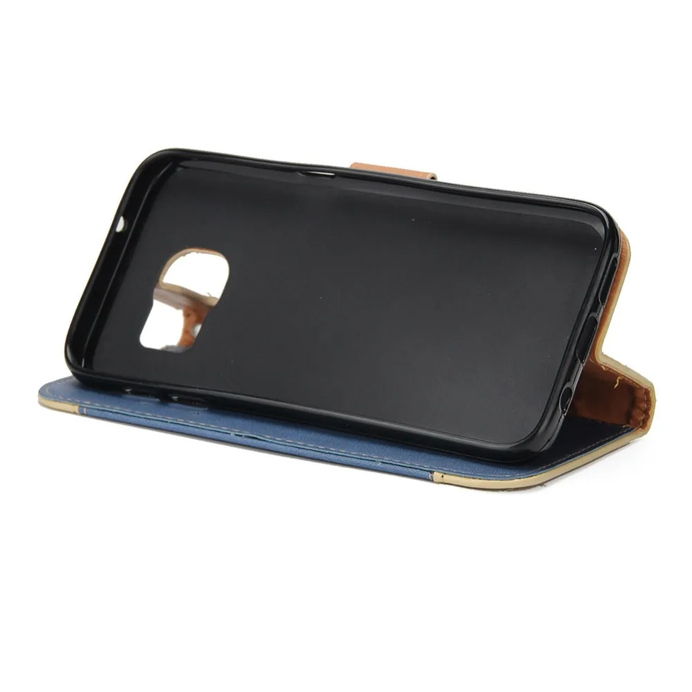 Бумажник Чехол Флип PU кожаный чехол для Samsung Galaxy S8 телефона магнит Обложка Kickstand