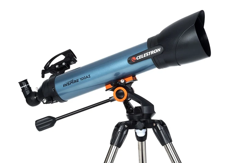 Рефракторный телескоп CELESTRON INSPIRE 100AZ прочный стальной штатив адаптер для