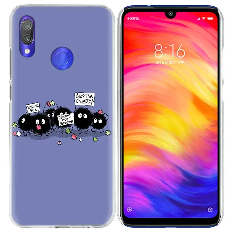 Жесткий чехол для телефона Studio Ghibli Spirited Totoro для Xiao mi Red mi Go Note 7 6 6A Pro S2 5 5A 4X mi A1 A2 9 mi x 3 5G 8 lite F1