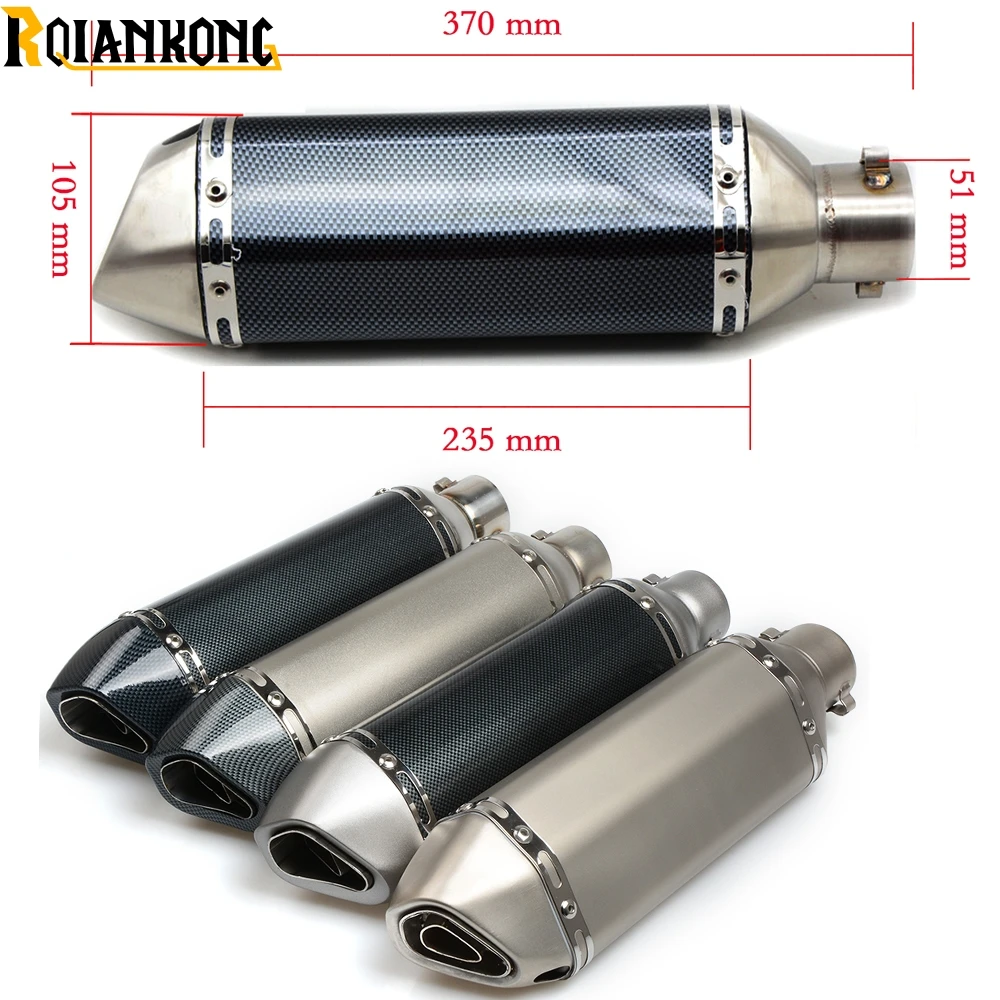 Motorcycle 51/36mm AK exhaust muffler pipe db killer For BMW F R K 650 700 800 1200 1300 GS RS Adventure | Автомобили и мотоциклы