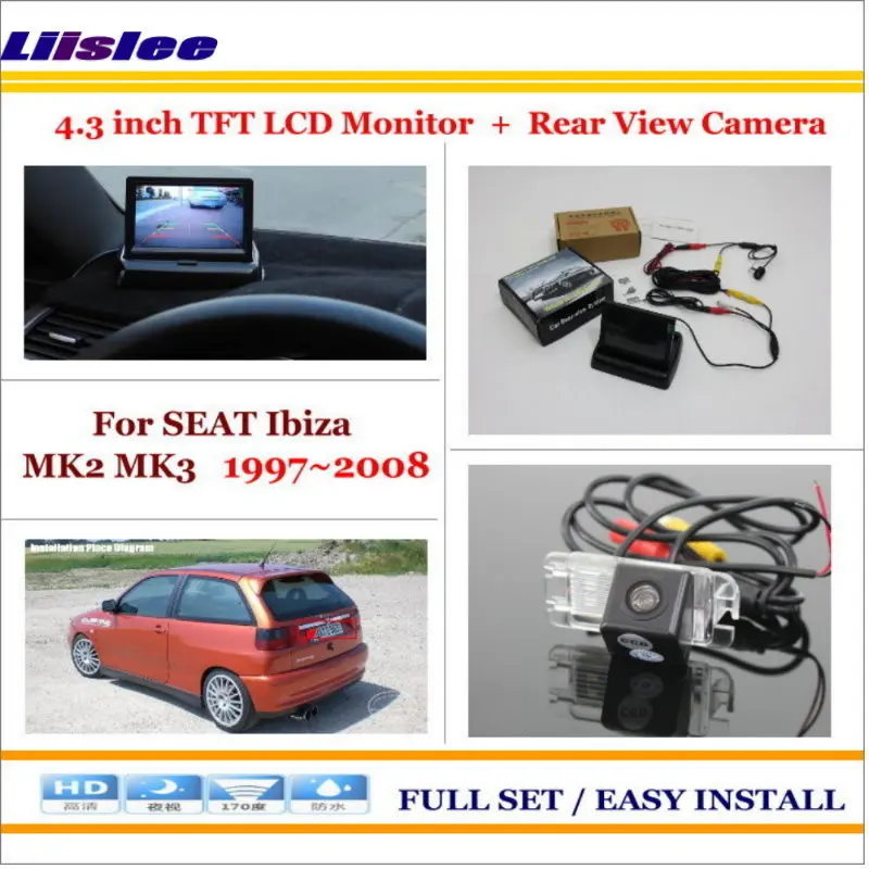 

Auto CAM For SEAT Ibiza MK2 MK3 1997-2008 Car 4.3" Color LCD Monitor Screen Parking System Accessories