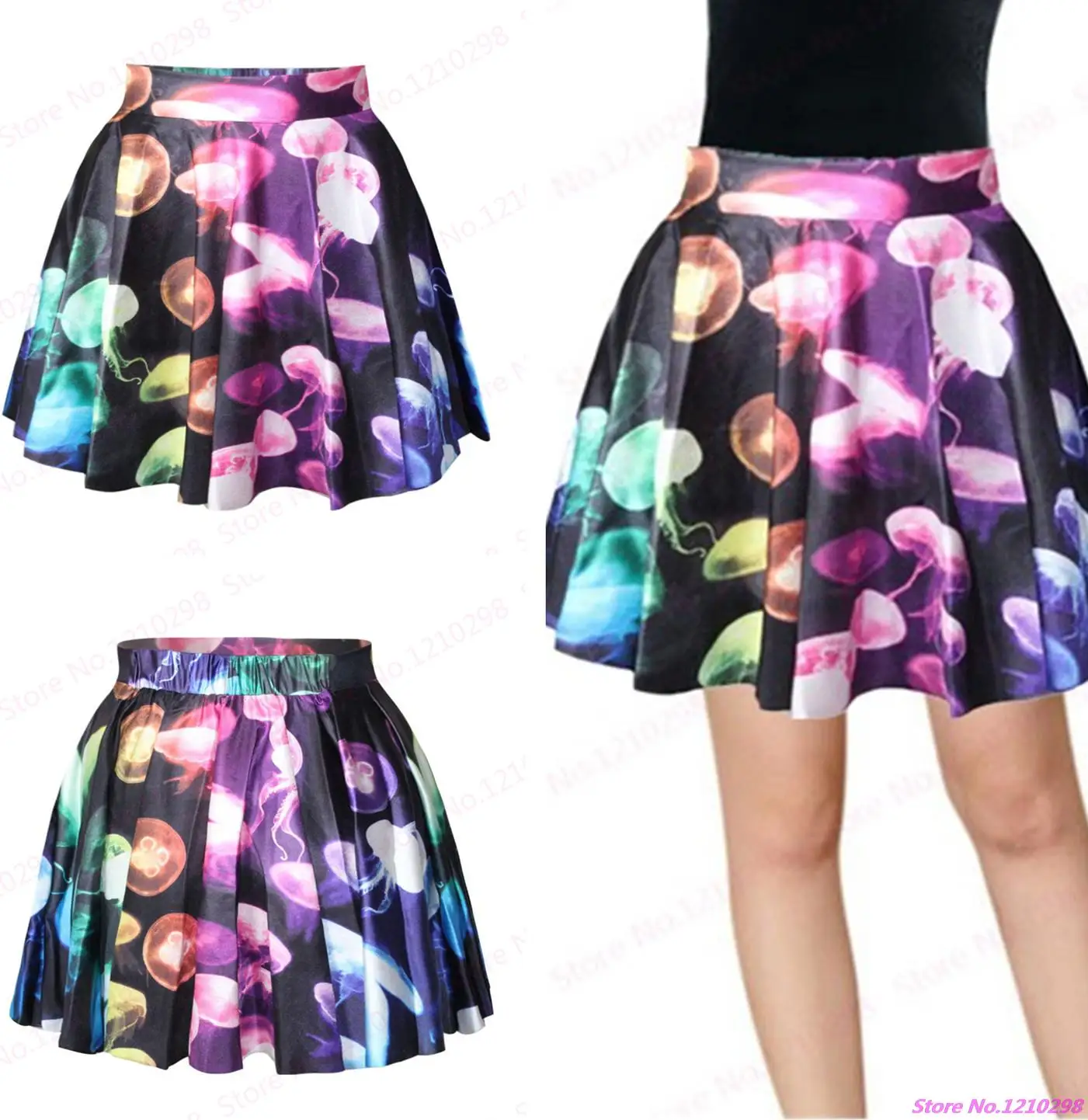 Новый Для женщин Танцы Плиссированная Юбка Saia онлайн Pettiskirt ночные клубы Юбки