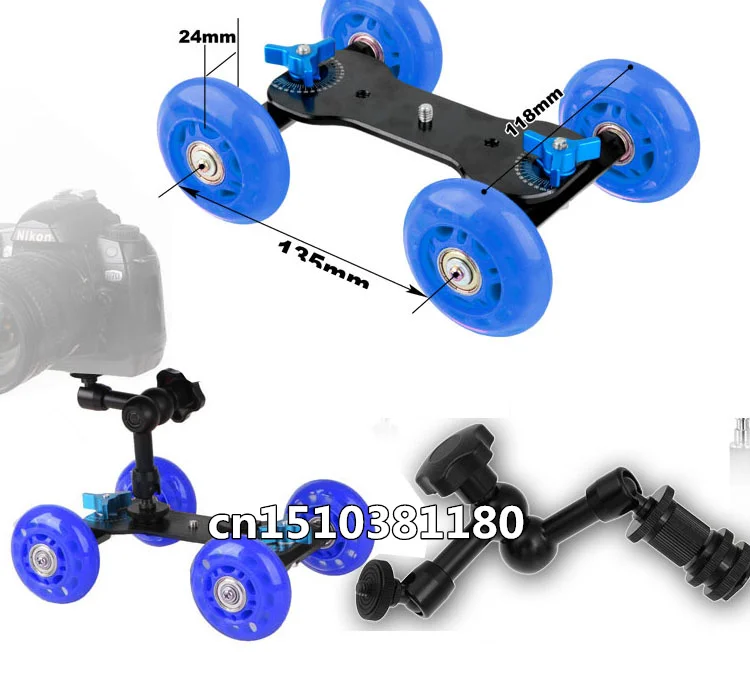 Камера рельсовая Автомобильная настольная тележка + 7 &quotдюймовая Волшебная
