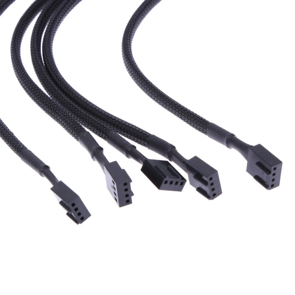 5 шт. 4 контактный 12 дюймовый компьютерный удлинитель для ЦП|extension power cable|pwm