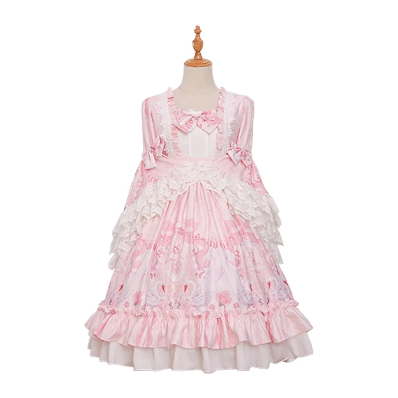 Лебединое озеро ~ милый расклешенный рукав Фотофон Волшебная Чайная