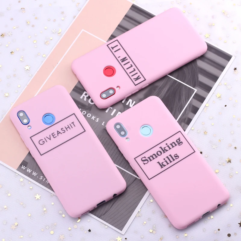 Силиконовый чехол для телефона Xiaomi Mi Redmi Note 5 6 7 8 9 10 lite Pro Plus с цитатами Курить