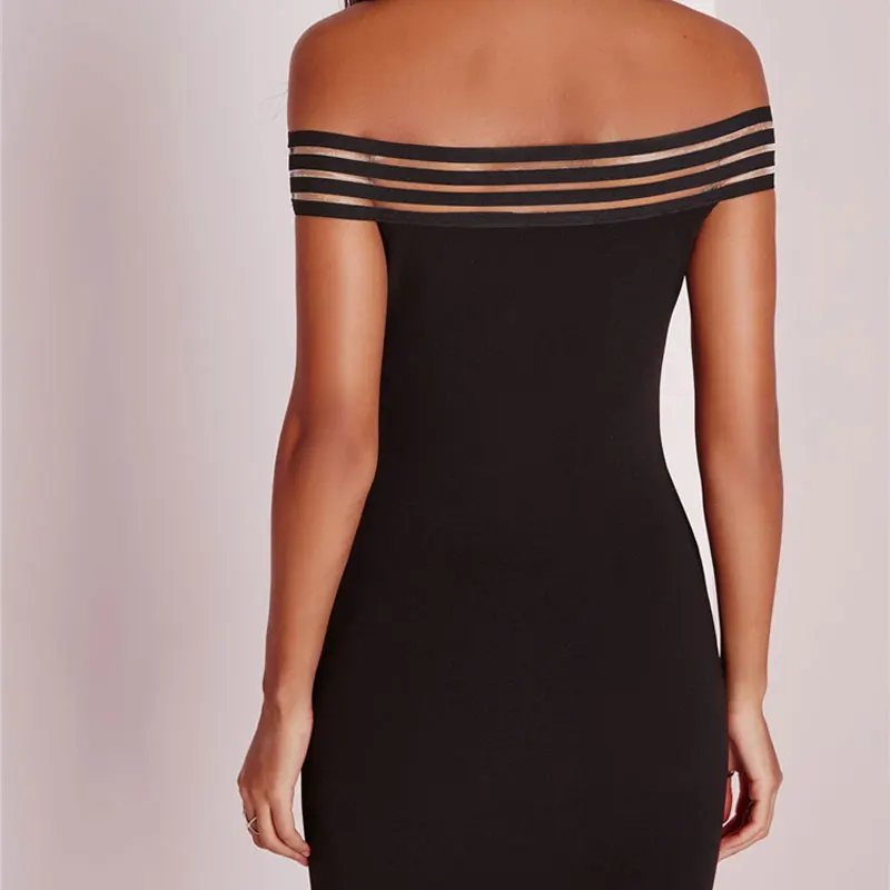 2017 Авенир Новый Сексуальный Слэш Шеи С Плеча Женщины Dress Элегантный Лоскутная