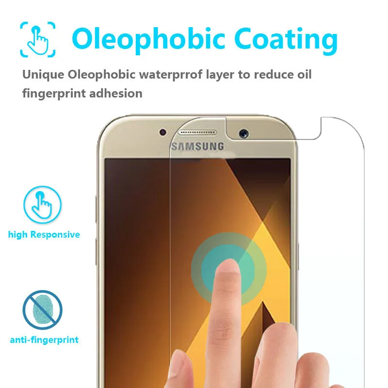 Защитное стекло для samsung Galaxy A5, защита экрана, закаленное стекло для экрана Sumsung A 5 Armor A52017 Galax A52016