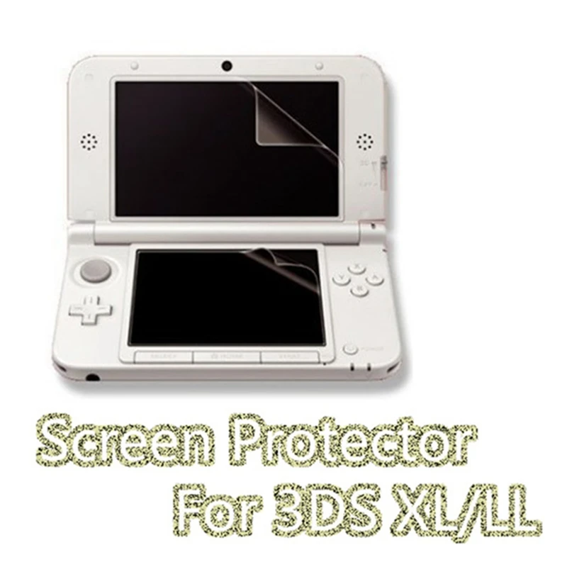 Новинка для Nintendo 3DS XL LL прозрачная пленка защиты экрана ЖК экран вверх и вниз