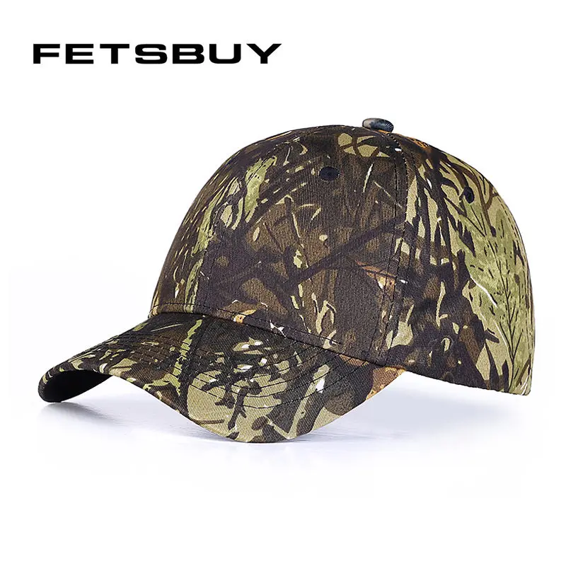 [FETSBUY] листья камуфляж бейсбол кепки армии snapback шляпа для мужчин женщин Trucket шлем