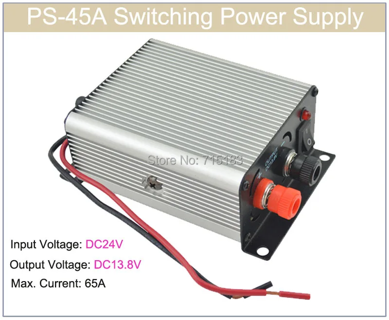 PS-45A Switching Power Supply Input Voltage:24V switch to Output Voltage:13.8V