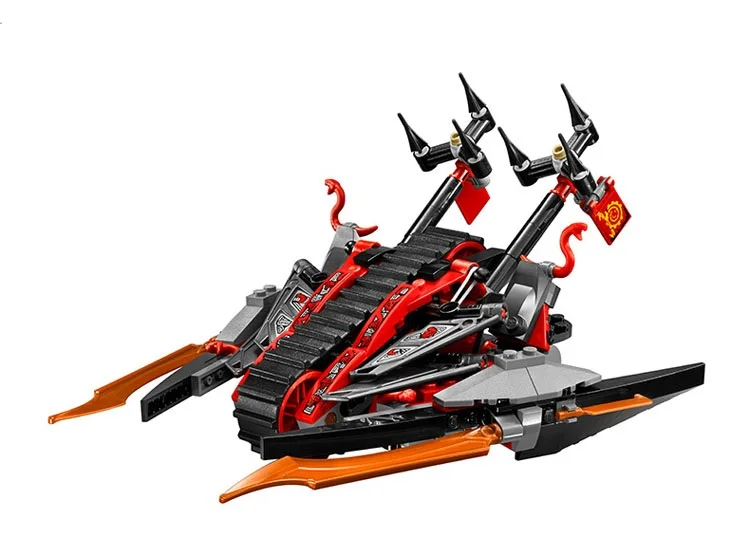Совместимость ninjago 70624 модели строительство 06044 343 шт. ниндзя серии Vermilion Invader